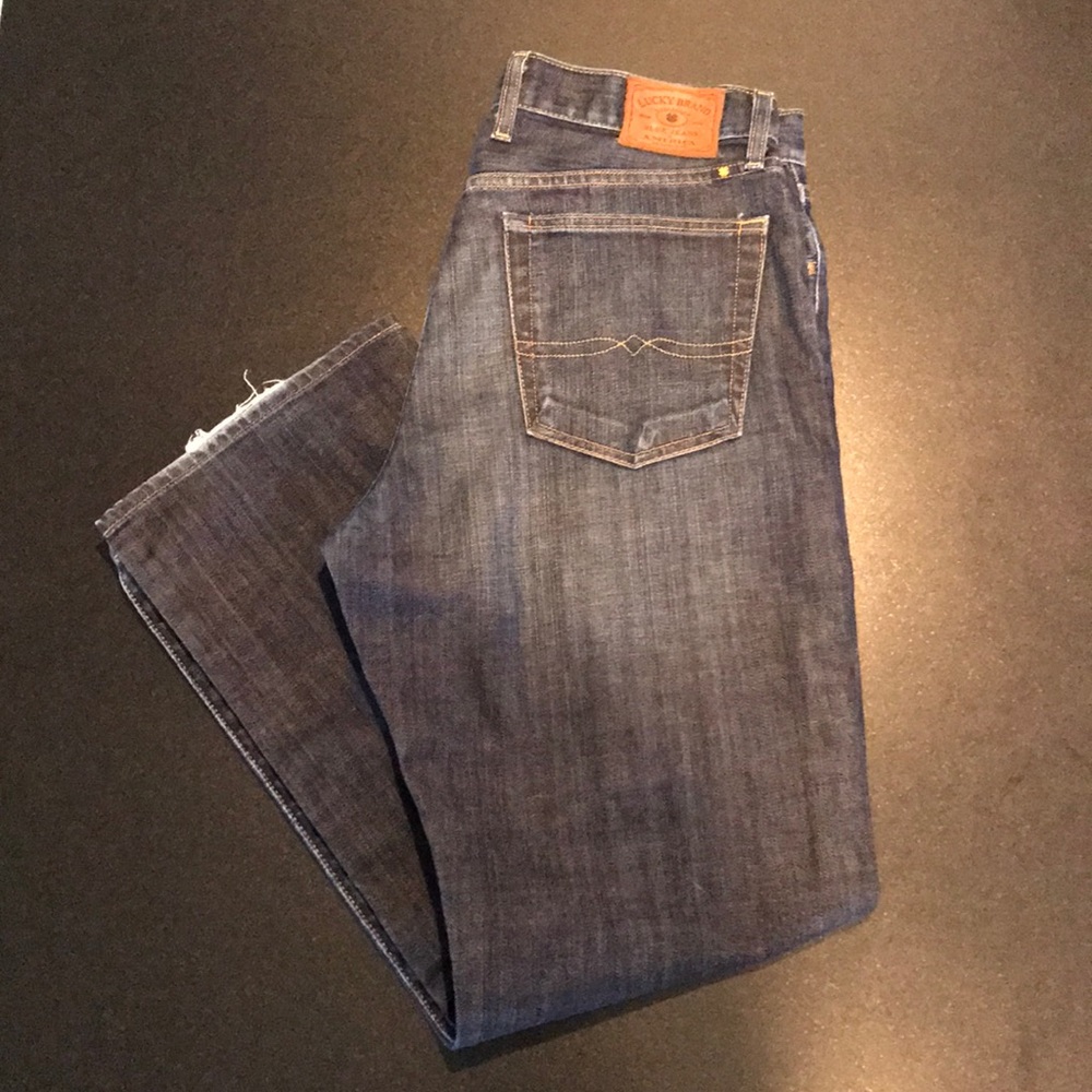 Lucky Brand 181 Relaxed Straight jeans size 34x30